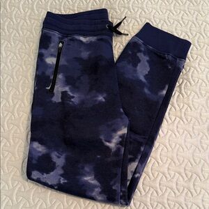 Old Navy Kids Navy Tie-Dye Midnight Sky Jogger Sweatpants Large